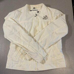 Harley Davidson Lightweight  Stylish Jacket - White - Size Small